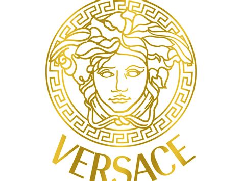 versace vintage logo slides|Versace medusa logo.